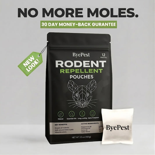 Moles repellent pouches